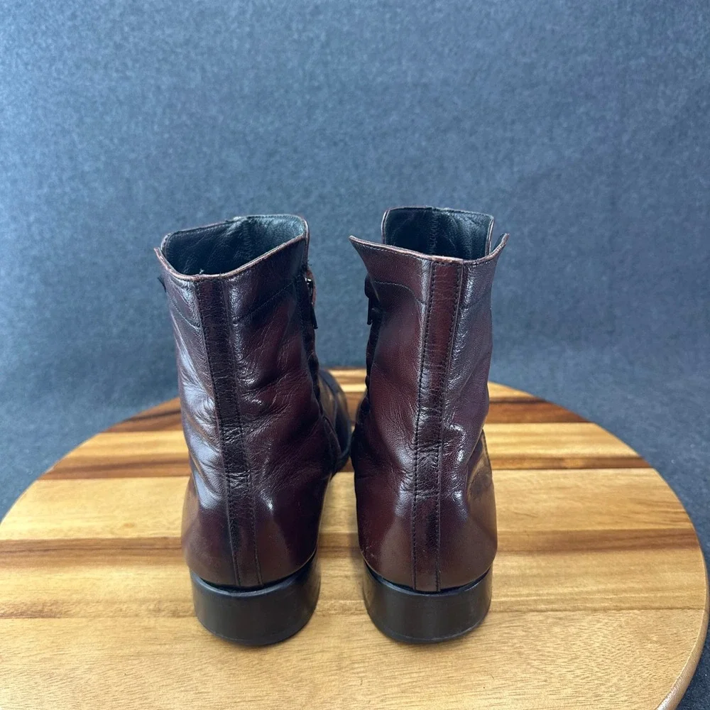 Florsheim Essex Ox Blood Leather Ankle Boot Men's Size 8.5D Side Zip 17074-18